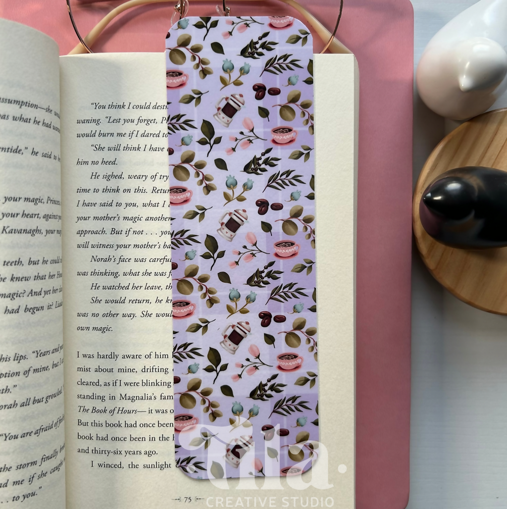 Coffee Blooming Bookmarks