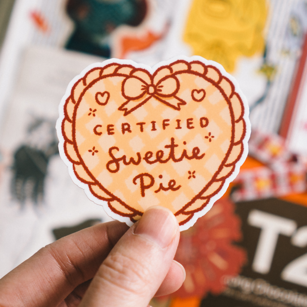 Certified Sweetie Pie Die Cut Sticker