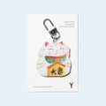 Lucky Cat Acrylic Keychain