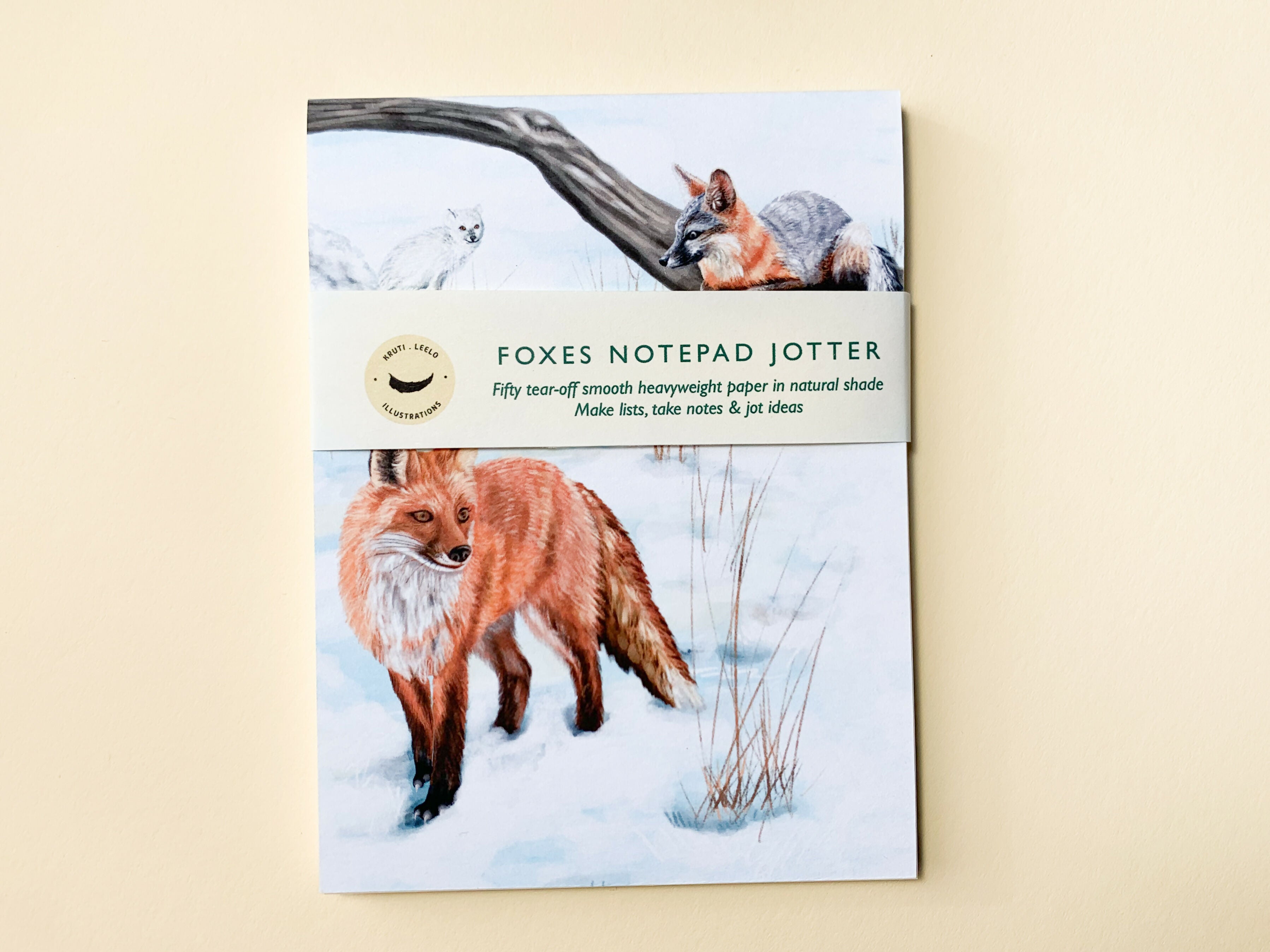 Foxes notepad