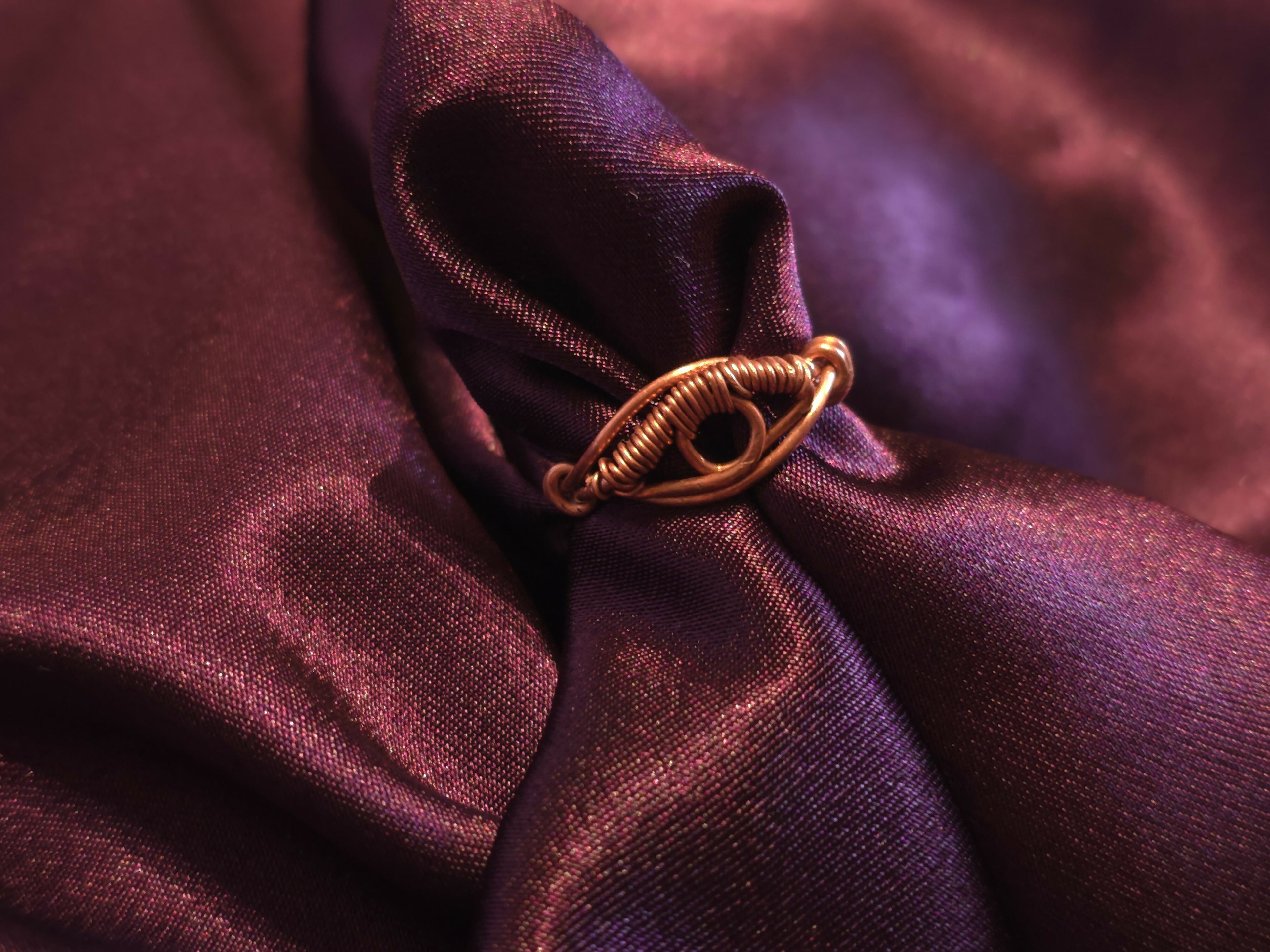 Copper Eye Ring