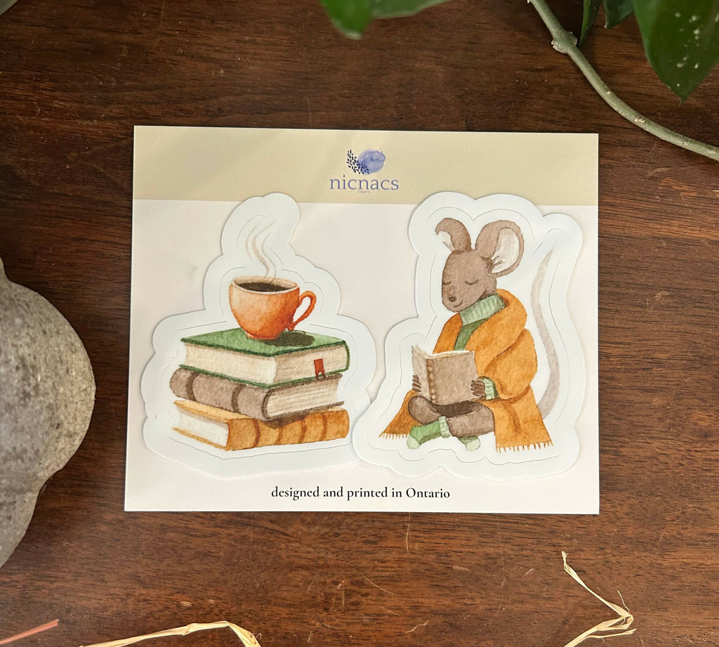 Sticker Pack: Curl up and stay a while