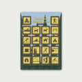 Park Icon Sticker Sheet