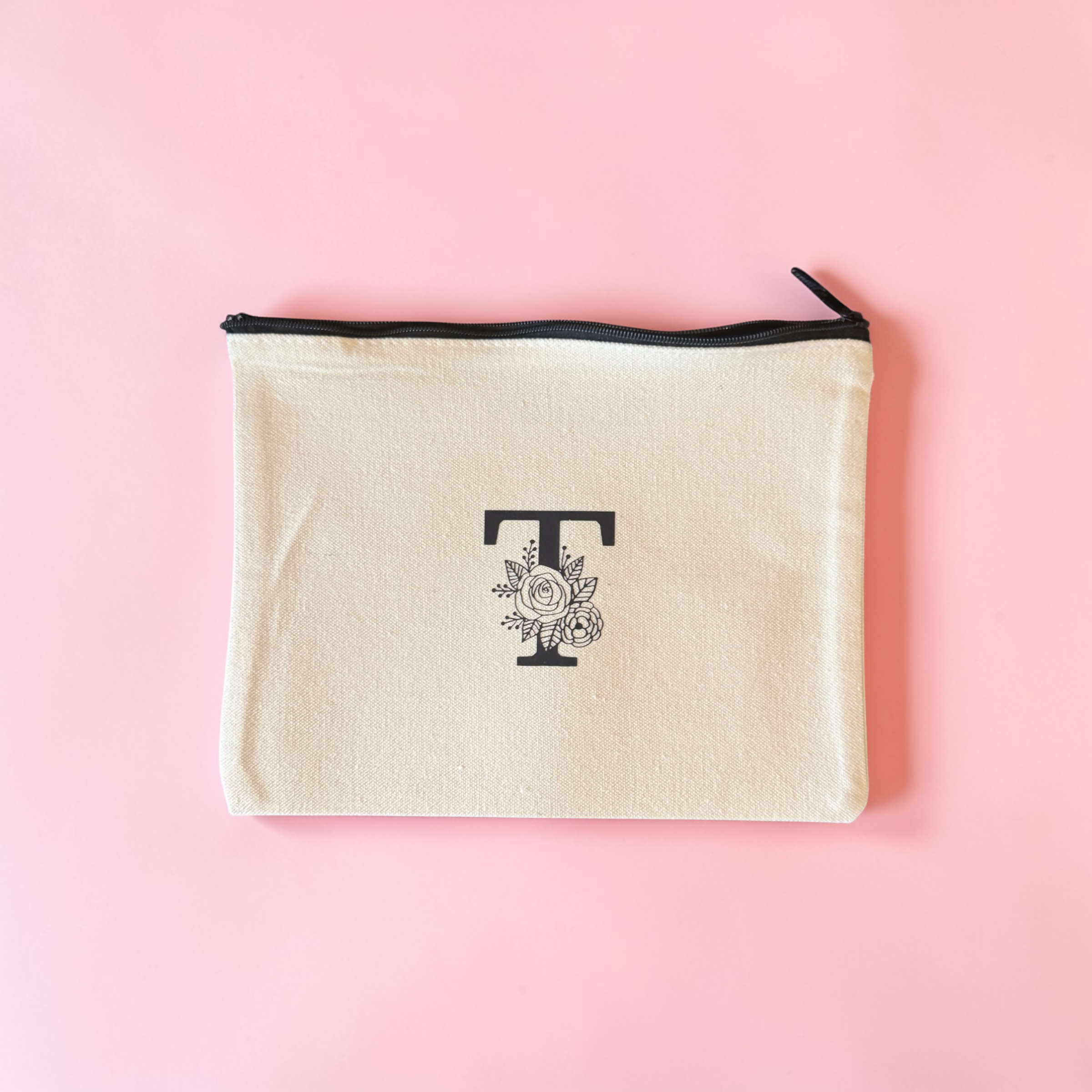 T - Monogram letter pouch