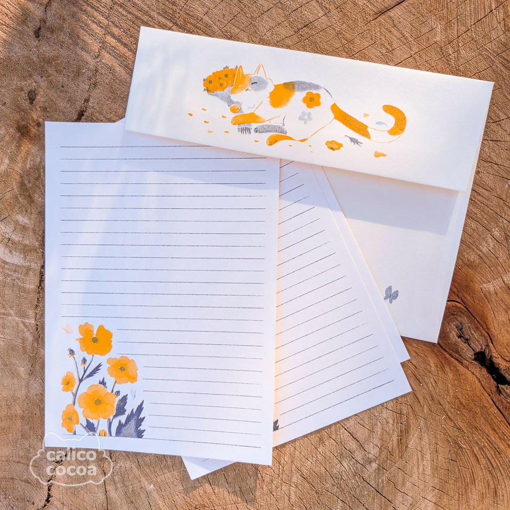 Dreams of Orange Avens: A Letter Writing Set