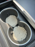 Macrame Car Coasters - Set of 2